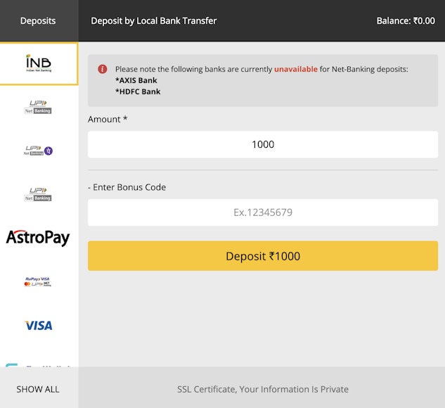 10cric deposit
