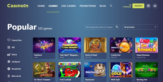 Casinoin Online Casino
