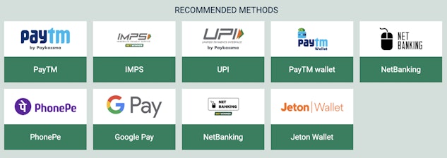 Betwinner casino deposit methods