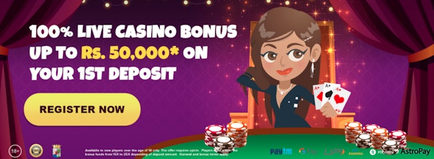 Bollybet casino bonus banner