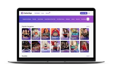 Casino days homepage