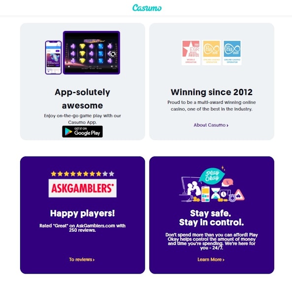 Casumo trusted online casino