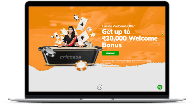 Cricbaba welcome bonus