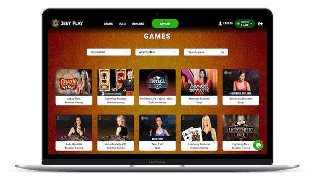 Jeetplay live casino