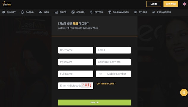 Jeetwin sign up