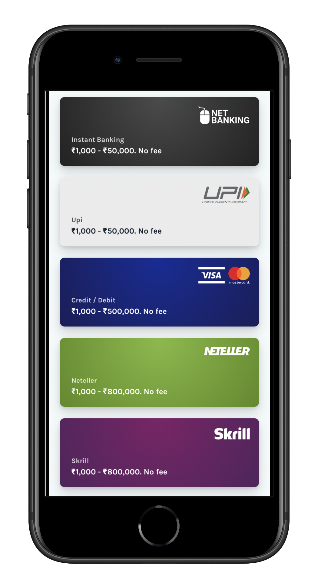 Luckydays deposit methods