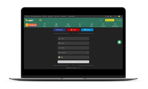 Rajbet sign up
